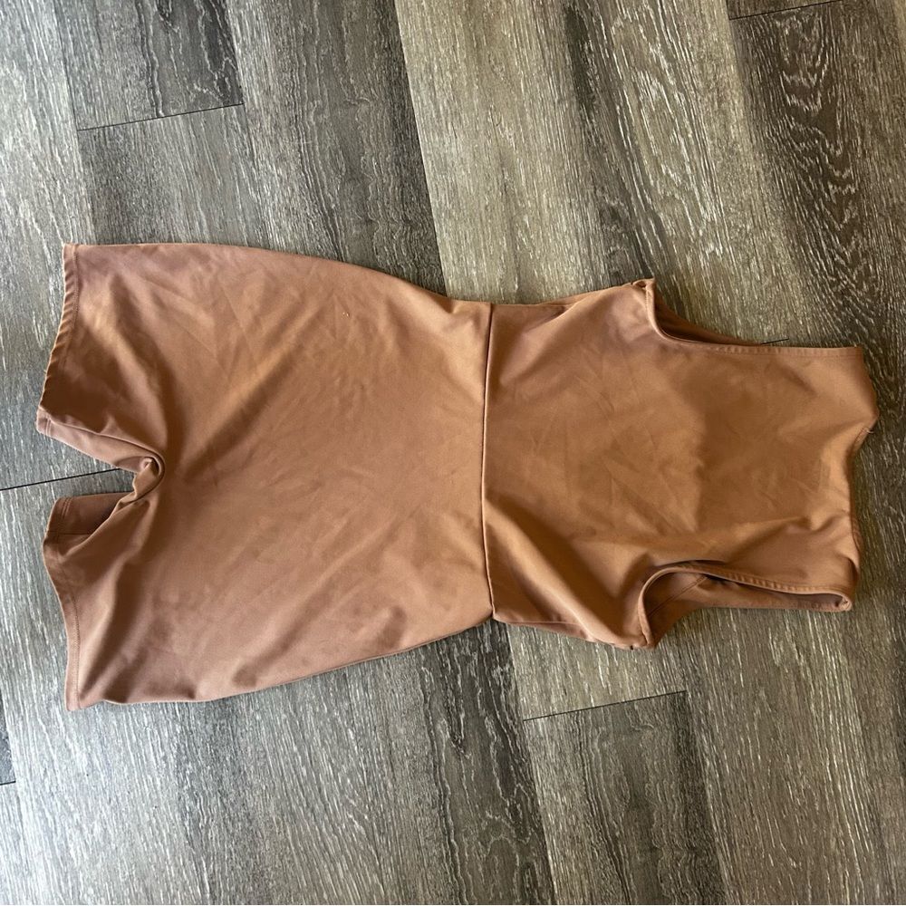 Brown one piece
